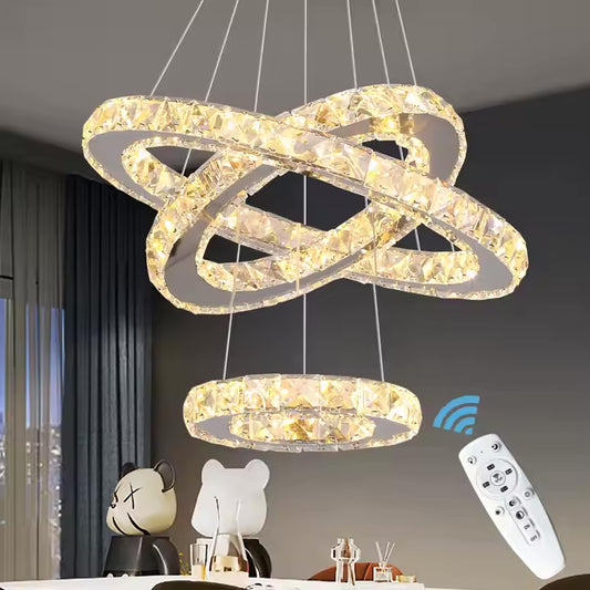 factory customize hotel apartment illumination lamparas pendant light luxurious crystal chandelier and hanging lamps